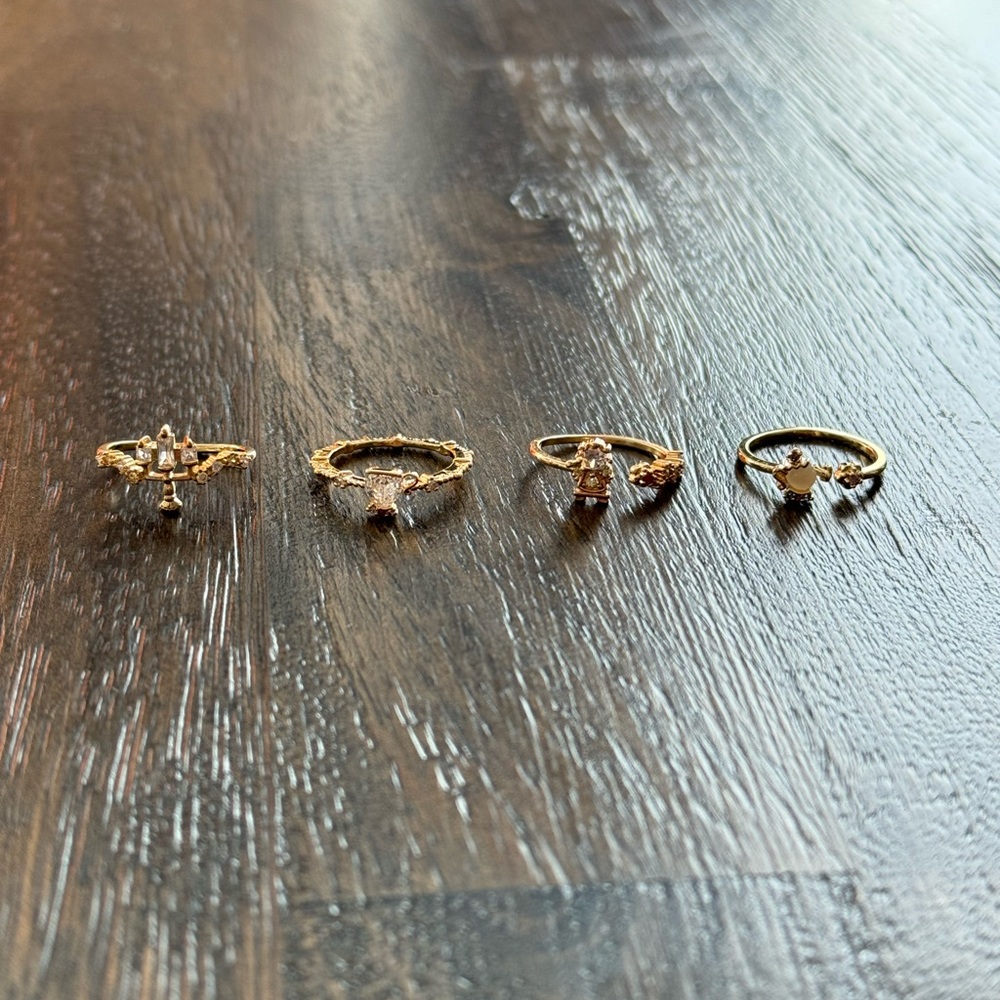 Beauty and the Beast Inspired Rings